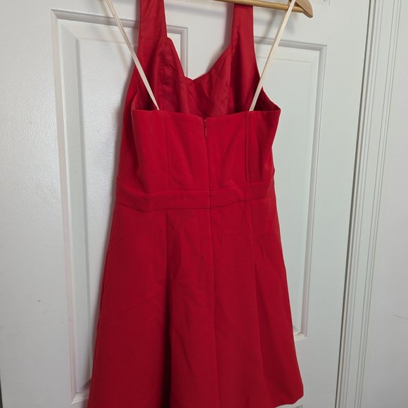BCBGeneration A-Line Mini Red Dress - Size 6 - Picture 6 of 10